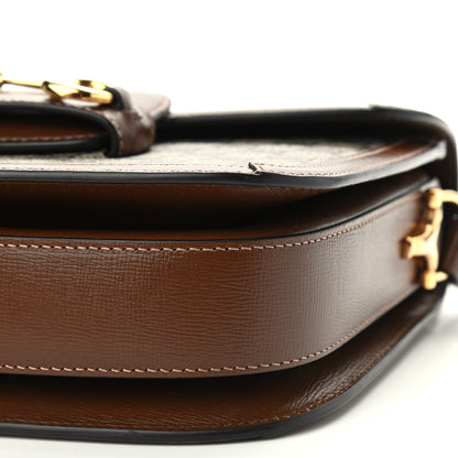 Gucci GG Supreme Monogram Horsebit 1955 Shoulder Bag Beige Brown Sugar 9 of 9