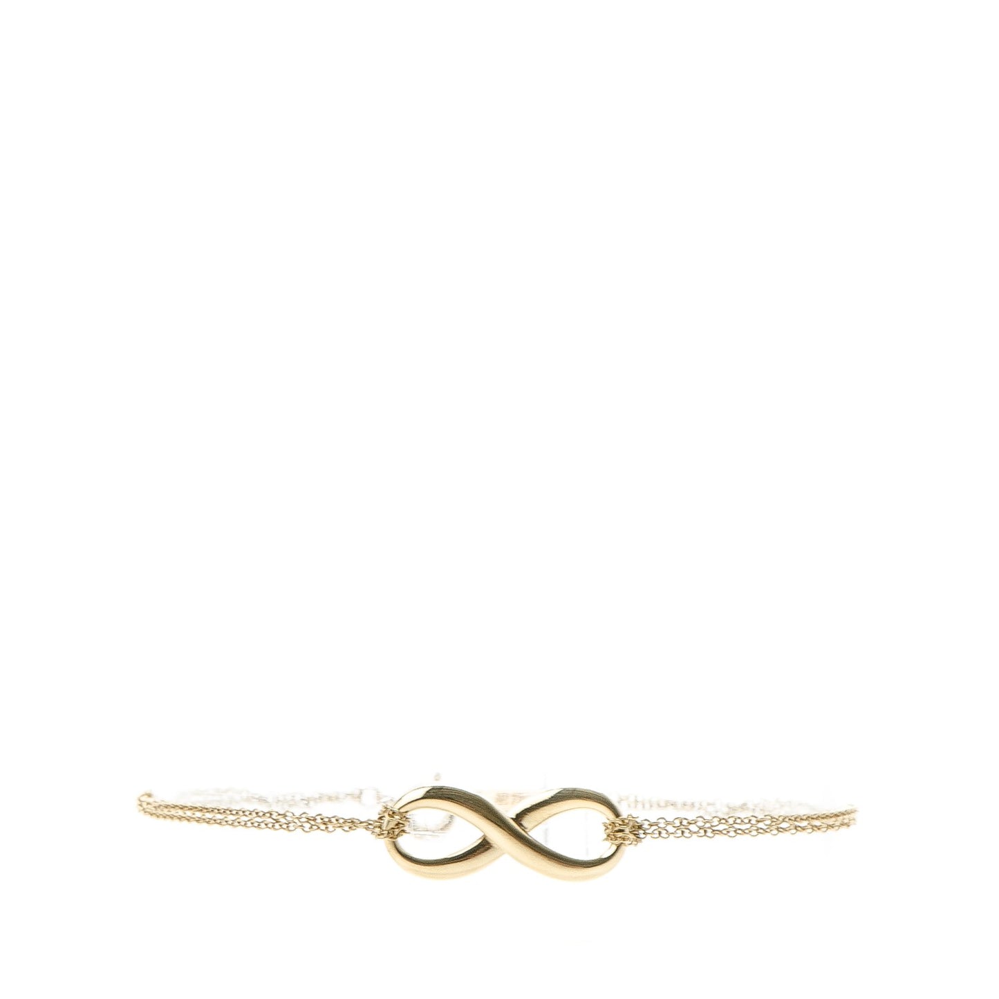 18K Yellow Gold Infinity Bracelet
