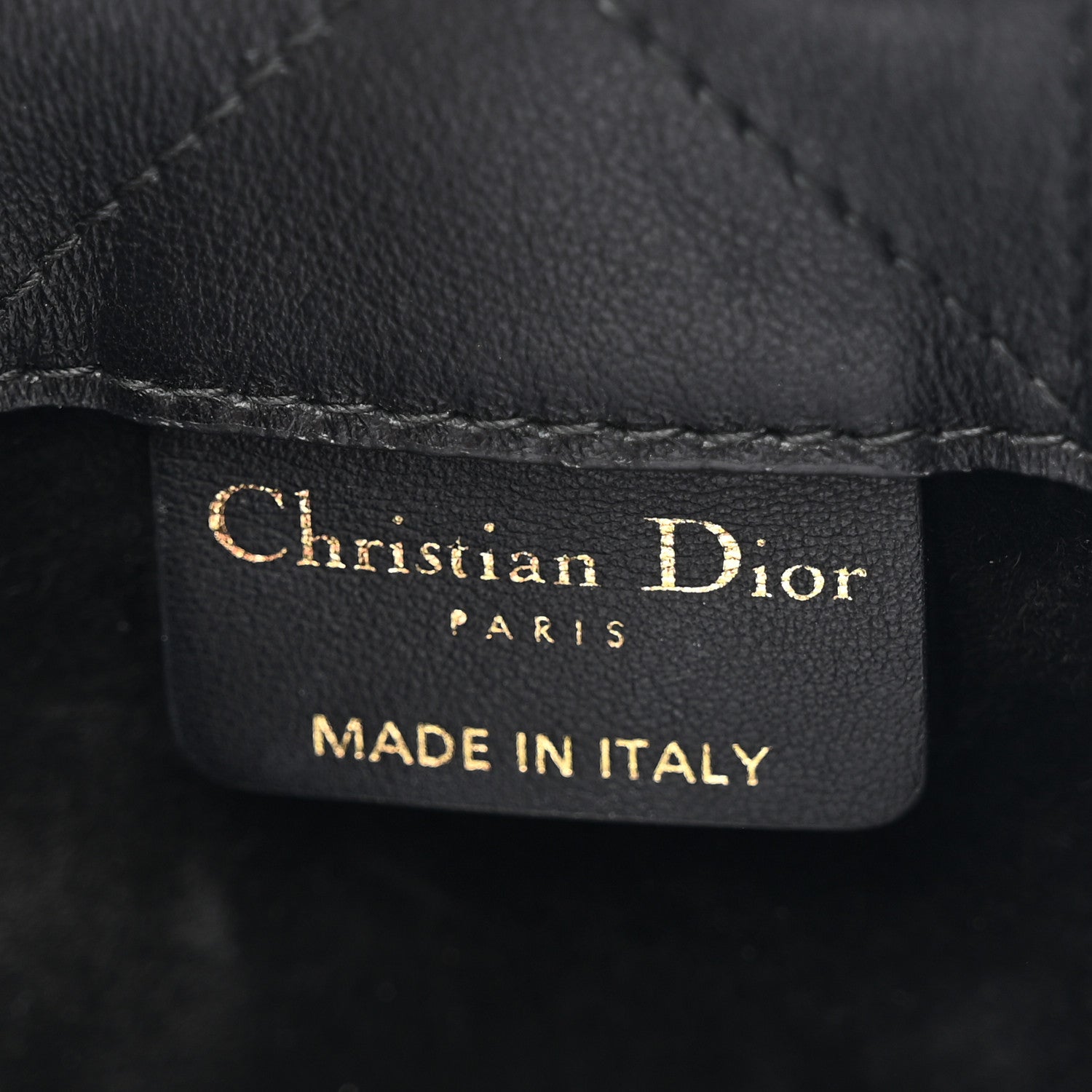 Christian Dior Calfksin Macrocannage Mini Book Tote Black 6 of 10