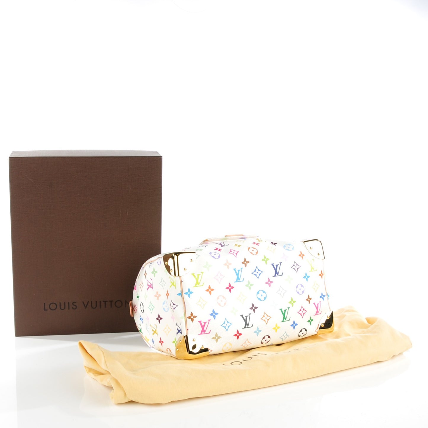 Monogram Multicolor Speedy 30 White
