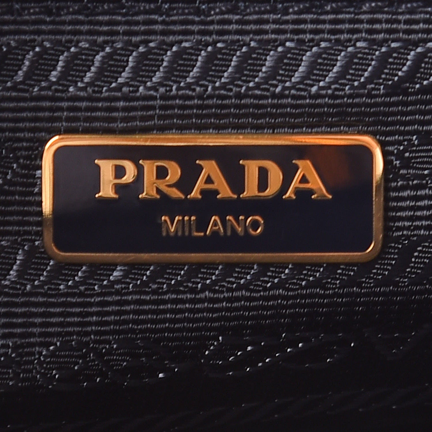 Prada Tessuto Nylon Saffiano Small Messenger Bag Blue 8 of 9