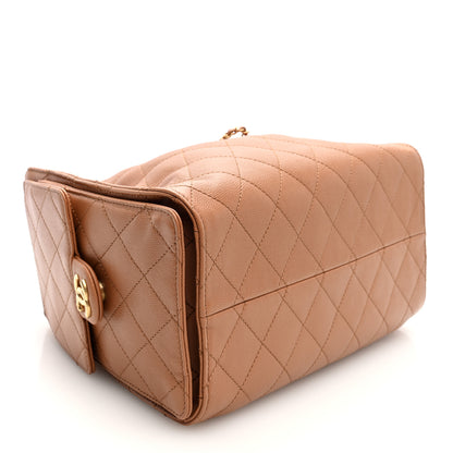 Chanel Caviar Quilted Small Chanel 25 Handbag Brown 4 of 10