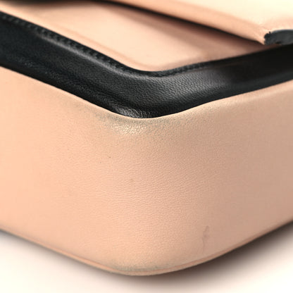 Fendi Nappa Apolo Bi-Color Mini Chain Baguette Rosa Quarzo Black 10 of 12