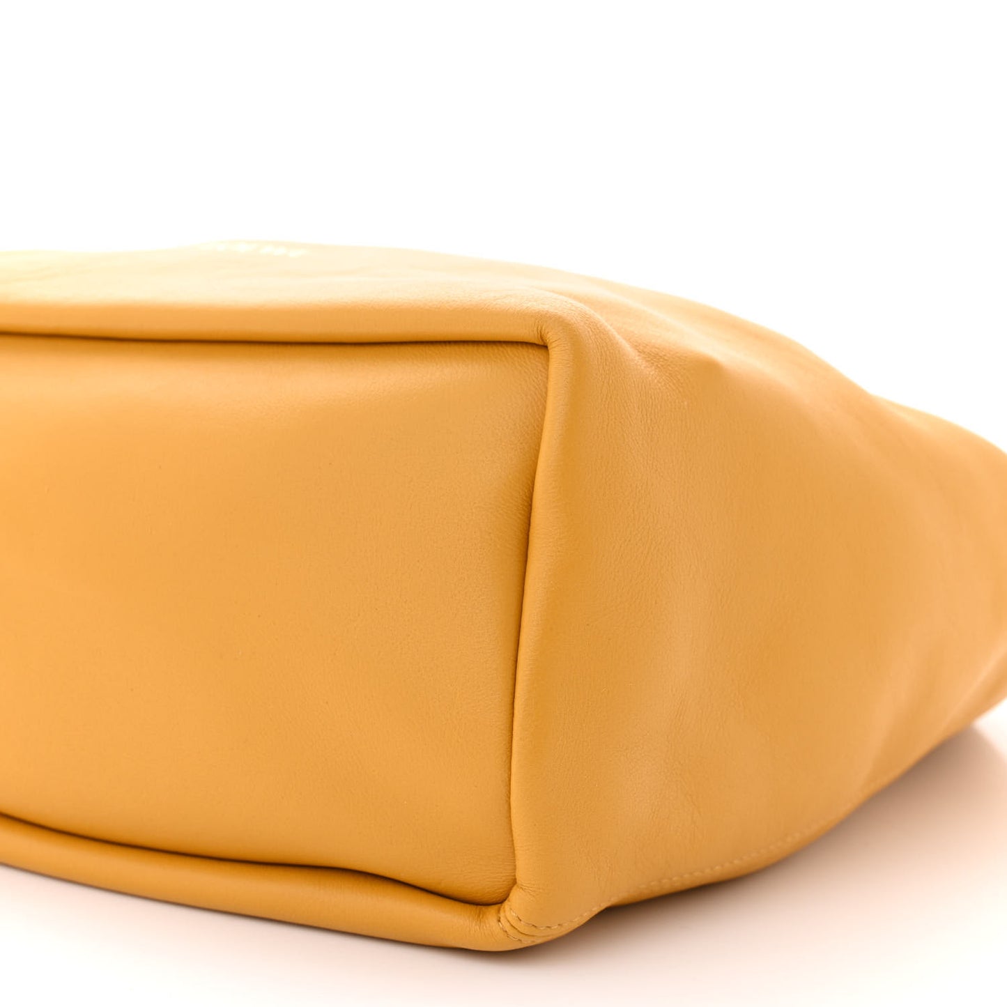 Nappa Lambskin Small Squeeze Bag Sunflower
