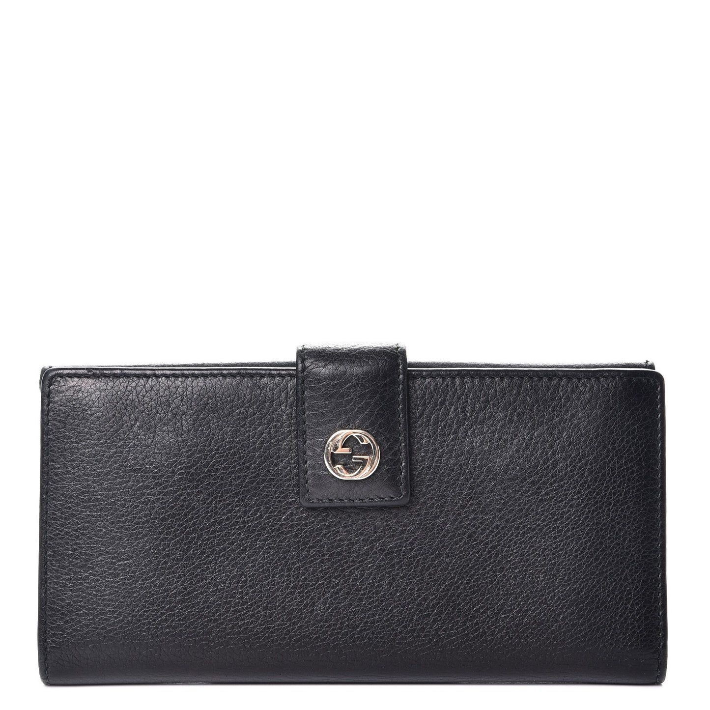 Cellarius Calfskin Miss GG Continental Wallet Black