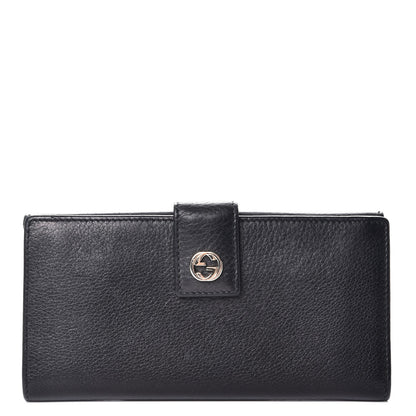 Gucci Cellarius Calfskin Miss GG Continental Wallet Black 1 of 8