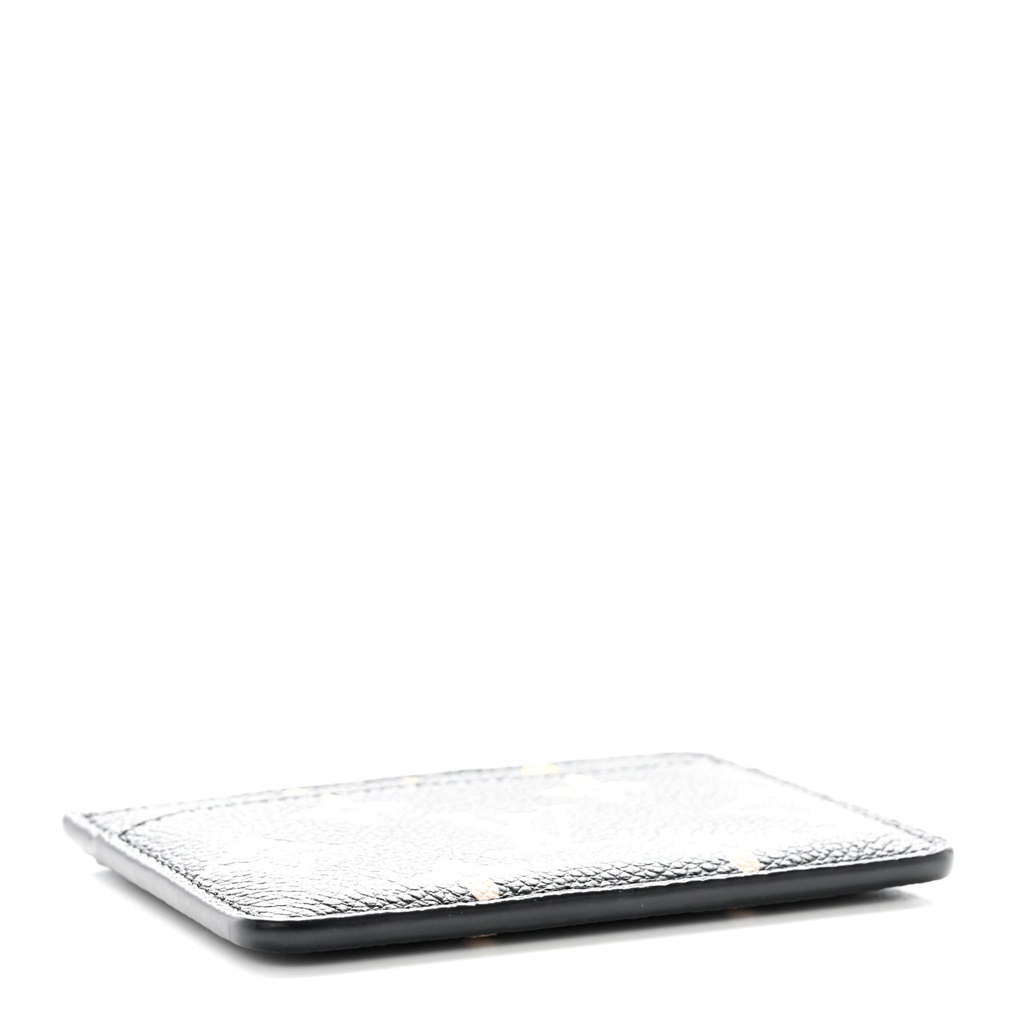 Empreinte Card Holder Black Beige