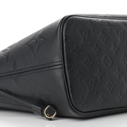 Louis Vuitton Empreinte Monogram Giant Neverfull MM Black 7 of 8