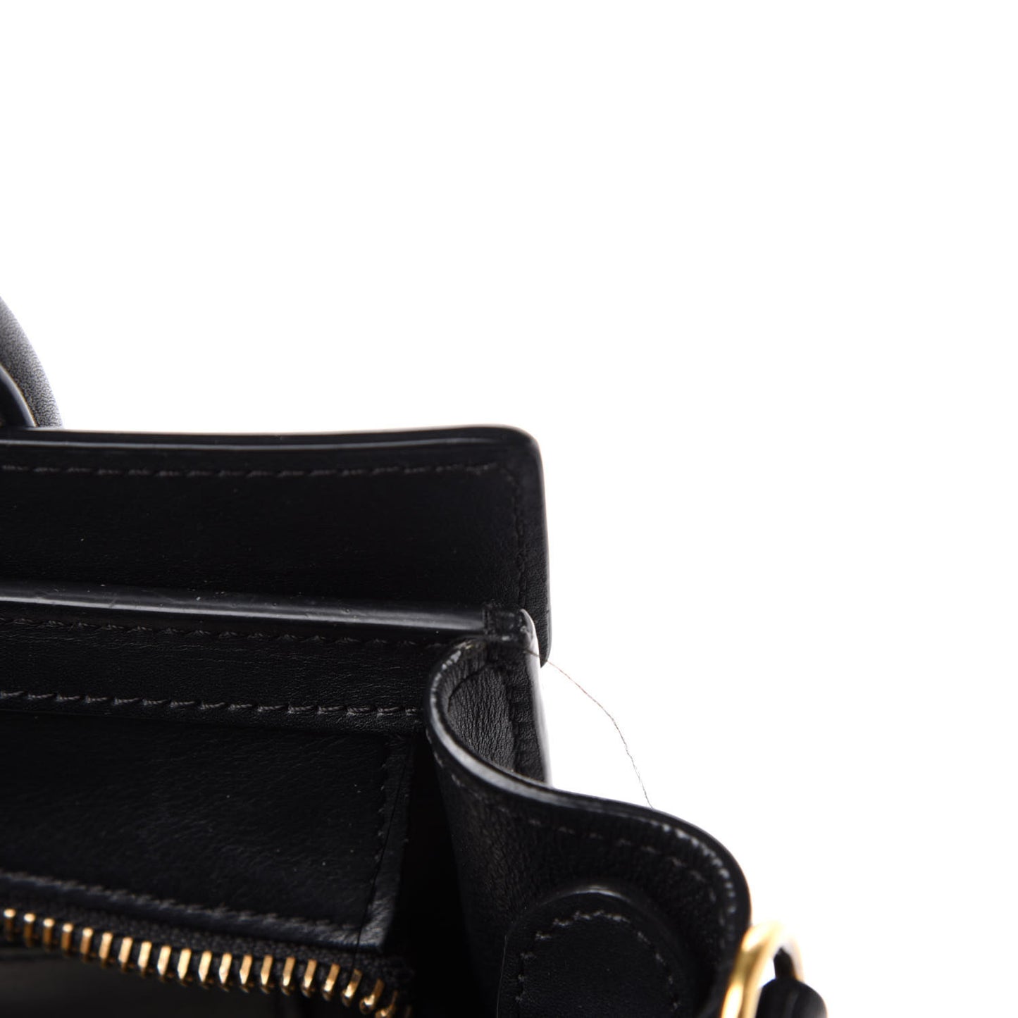Smooth Calfskin Nano Luggage Black