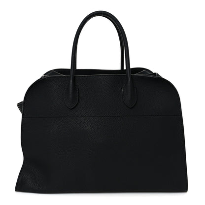 The Row Matte Grained Calfskin Soft Margaux 15 Black 1 of 10