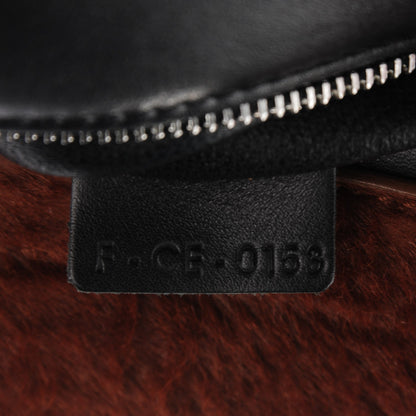 Celine Pony Hair Smooth Calfskin Medium Tri-Color Trapeze 6 of 8