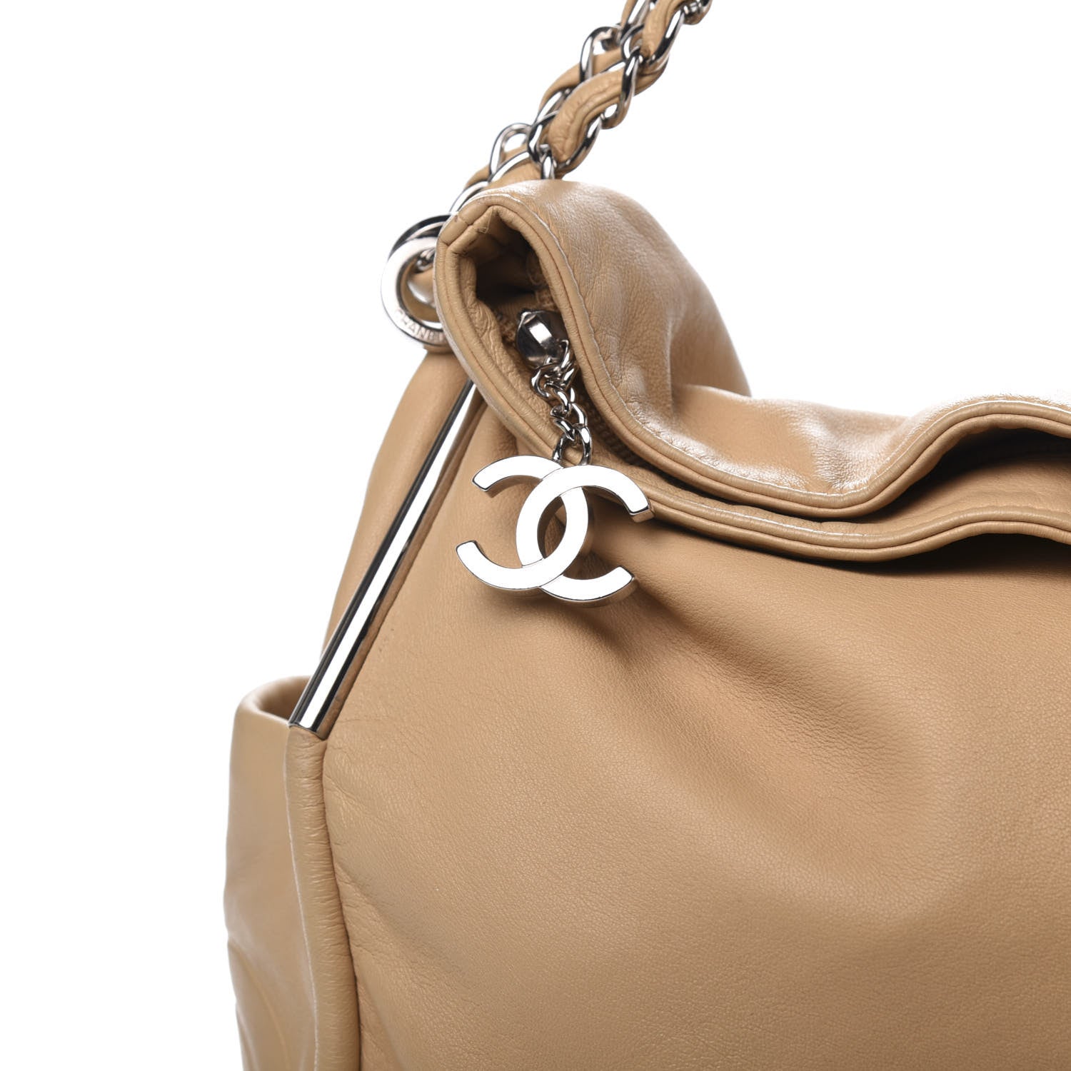 Chanel Lambskin Large Ultimate Soft Tote Beige 9 of 13