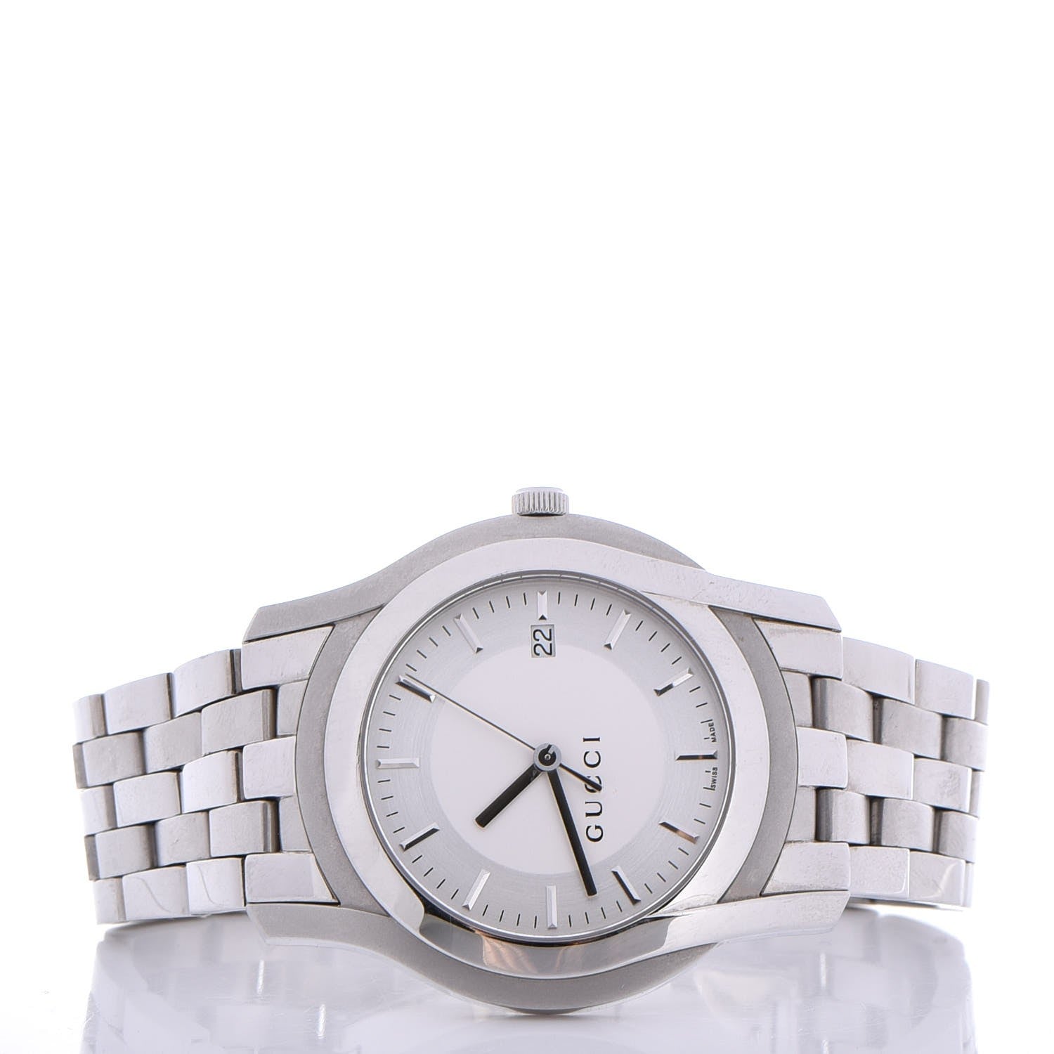Gucci Stainless Steel 38mm 5500XL Quartz Watch 3 of 8