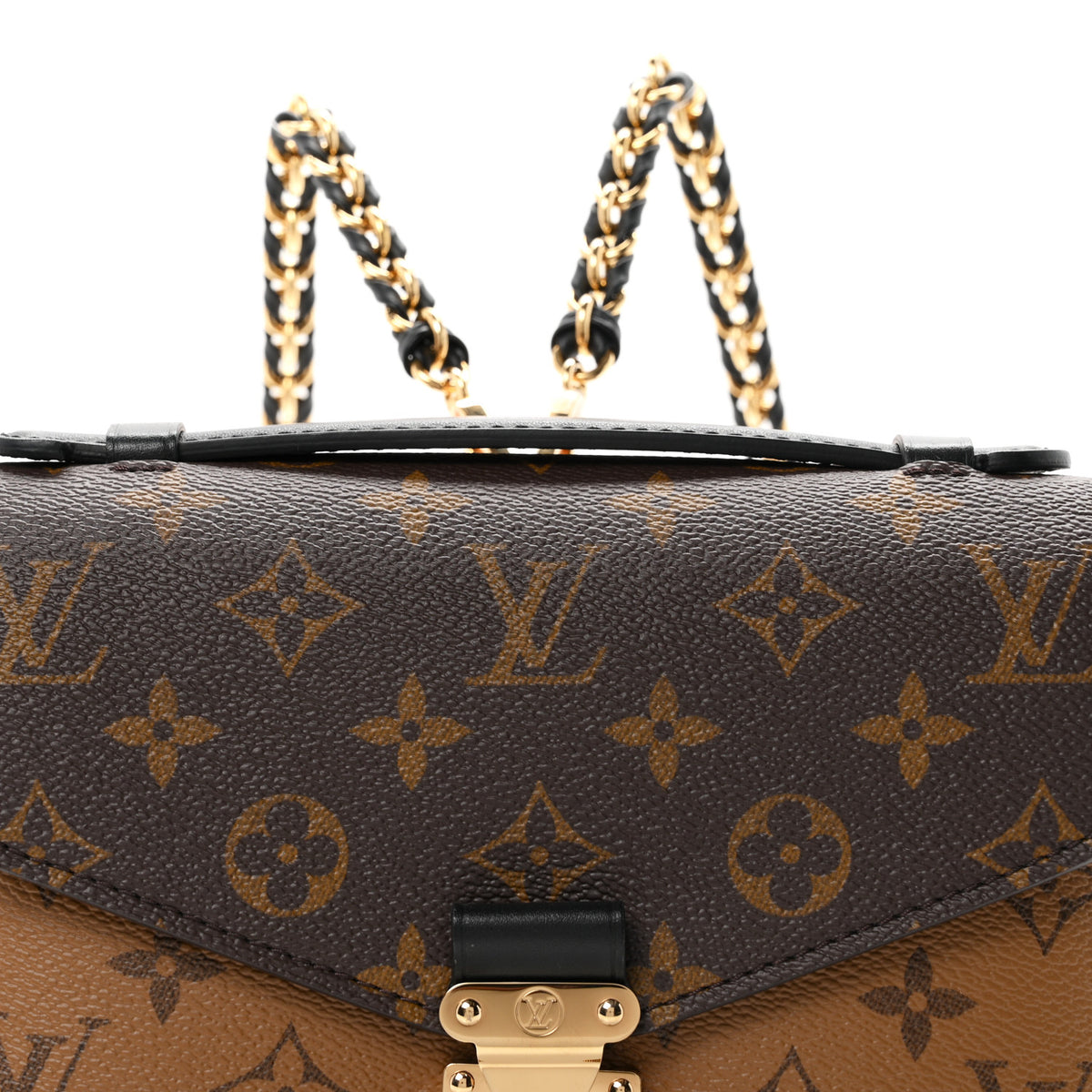 Reverse Monogram Pochette Metis Backpack