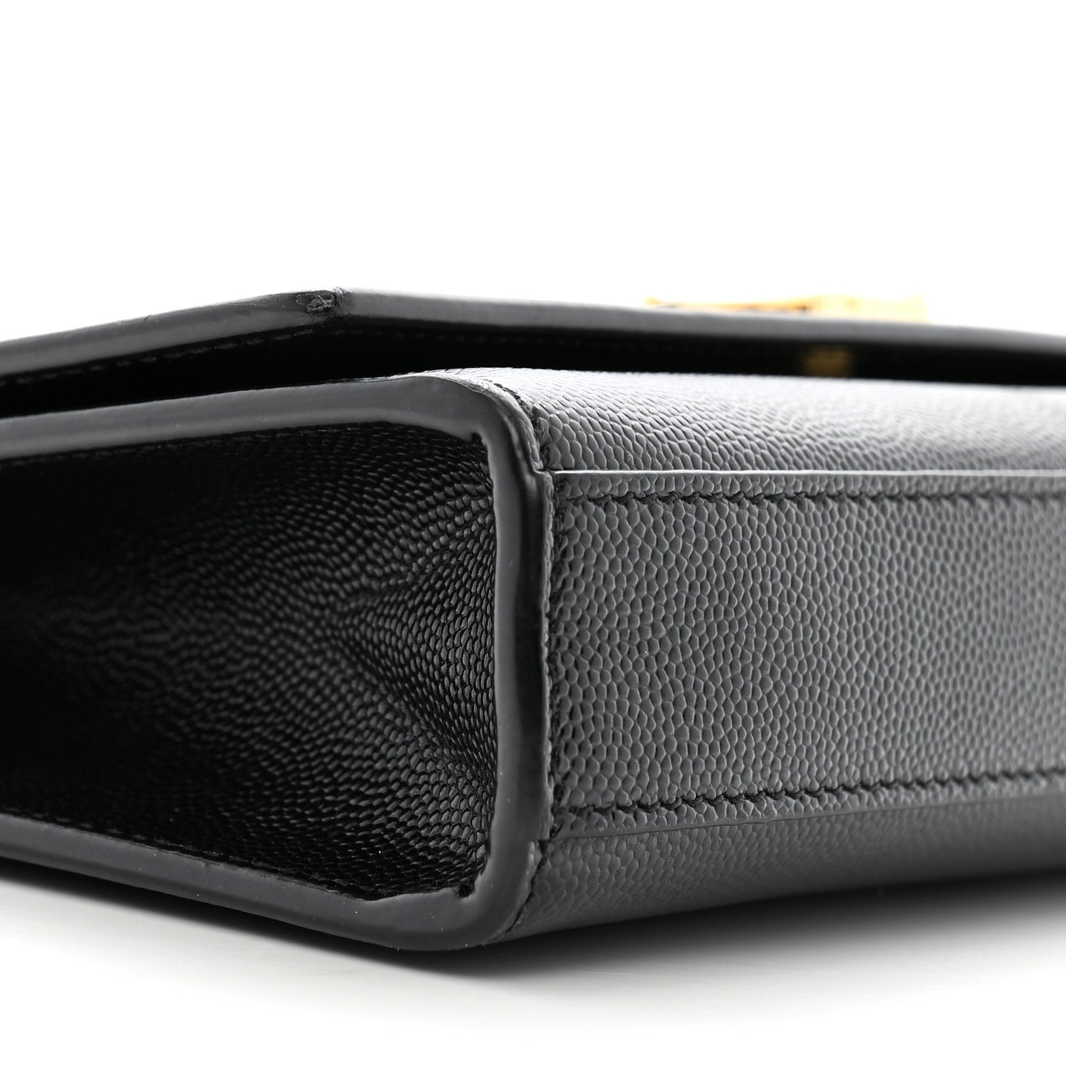 Saint Laurent Grain De Poudre Small Monogram Kate Satchel Black 9 of 13