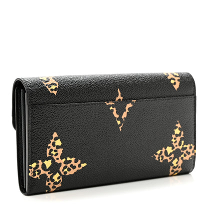 Louis Vuitton Monogram Giant Jungle Sarah Wallet Black 3 of 6