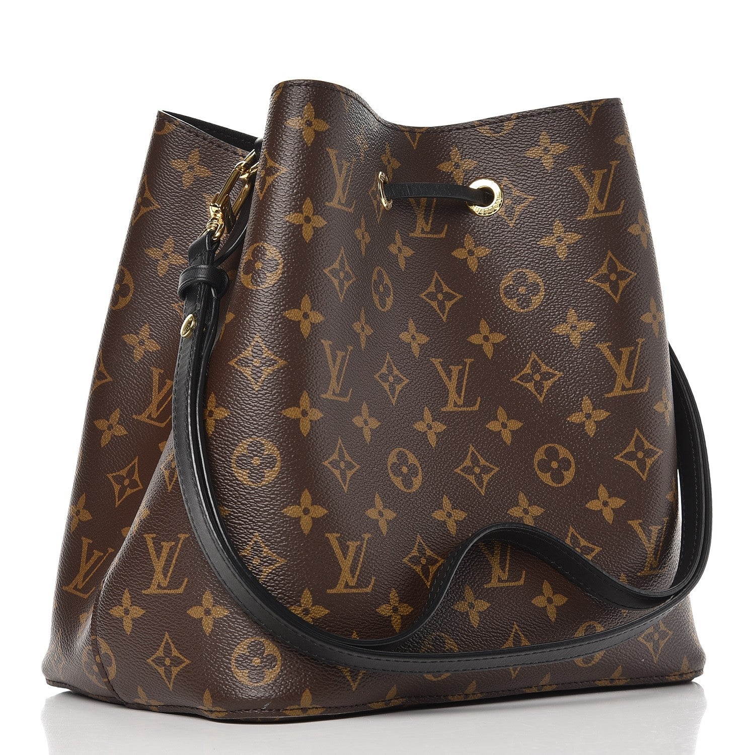 Louis Vuitton Monogram Neonoe MM Black 3 of 7