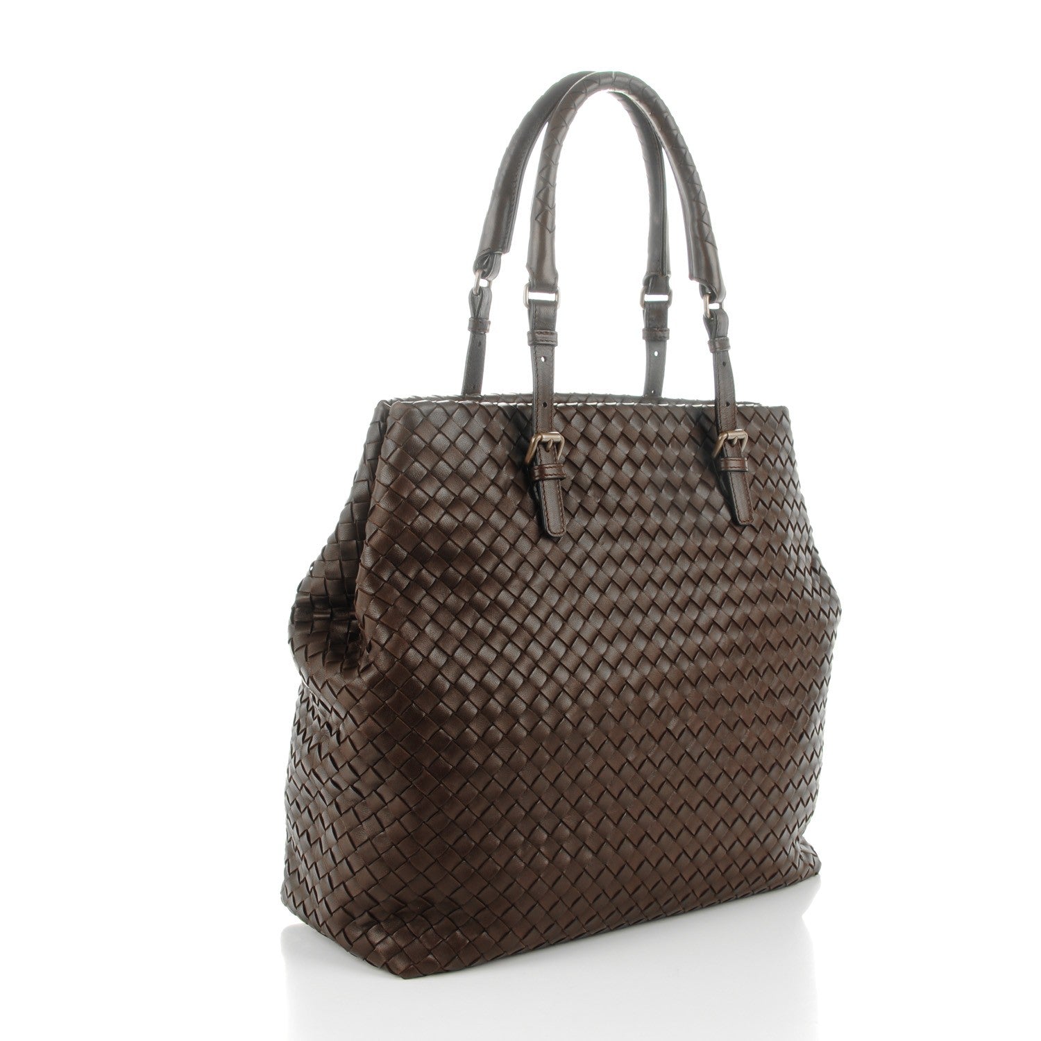 Bottega Veneta Nappa Intrecciato Tote Ebano 3 of 7