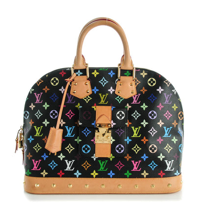 Louis Vuitton Monogram Multicolor Alma GM Black 1 of 8