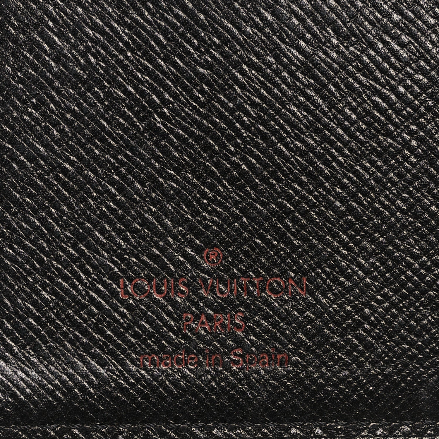 Louis Vuitton Epi Small Ring Agenda Cover Black 6 of 6