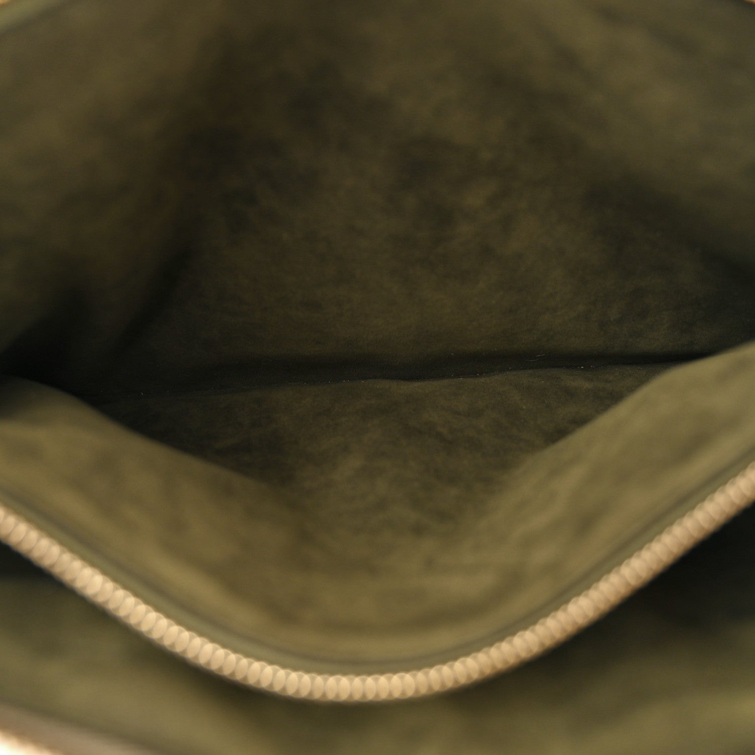 Louis Vuitton Lambskin Embossed Monogram Coussin MM Khaki 6 of 11