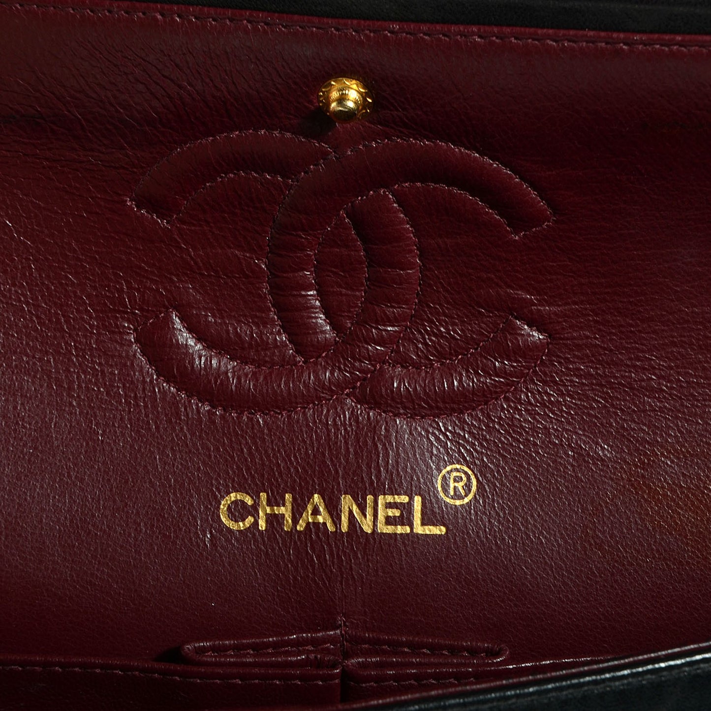 Lambskin Small Double Flap Black