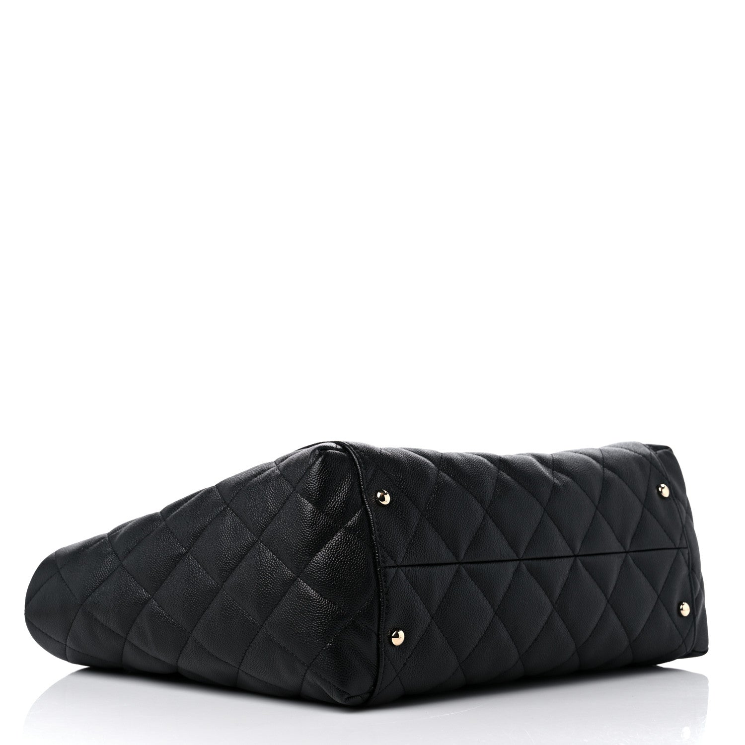 Chanel Caviar Quilted Large Shopping Tote Black 4 of 10