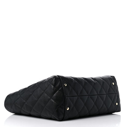 Chanel Caviar Quilted Large Shopping Tote Black 4 of 10