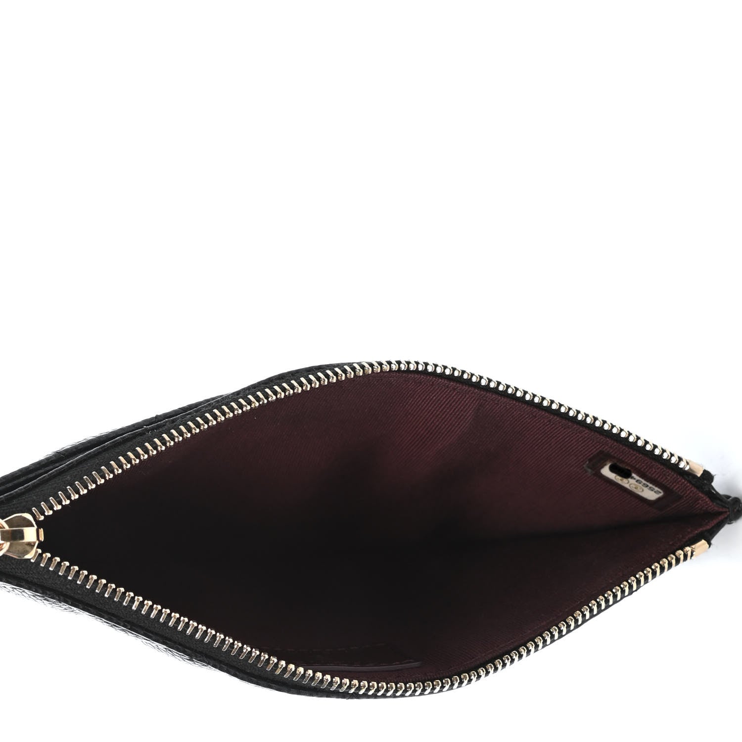 Chanel Caviar Quilted Classic Zip Pouch Black 4 of 4