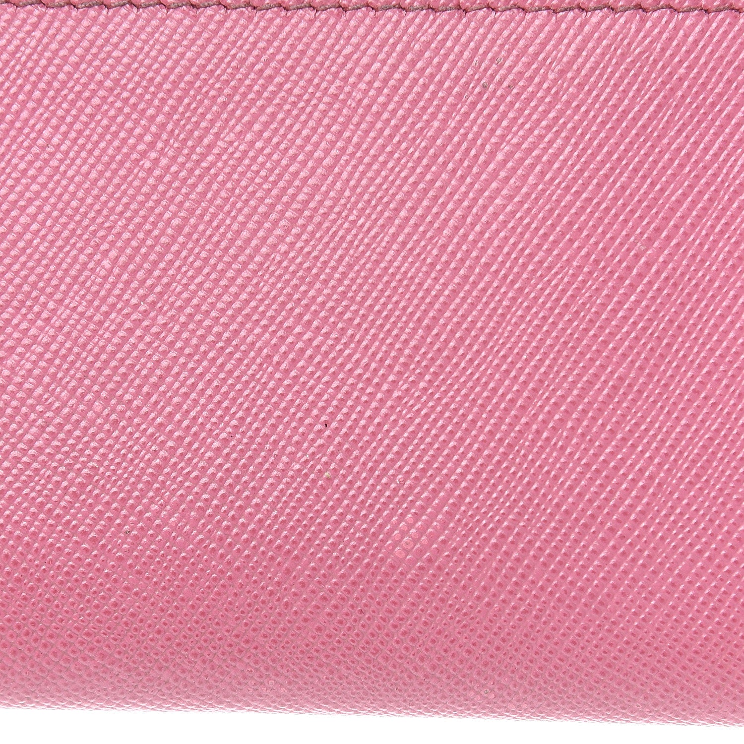 Prada Saffiano Metal Continental Flap Wallet Begonia 11 of 14