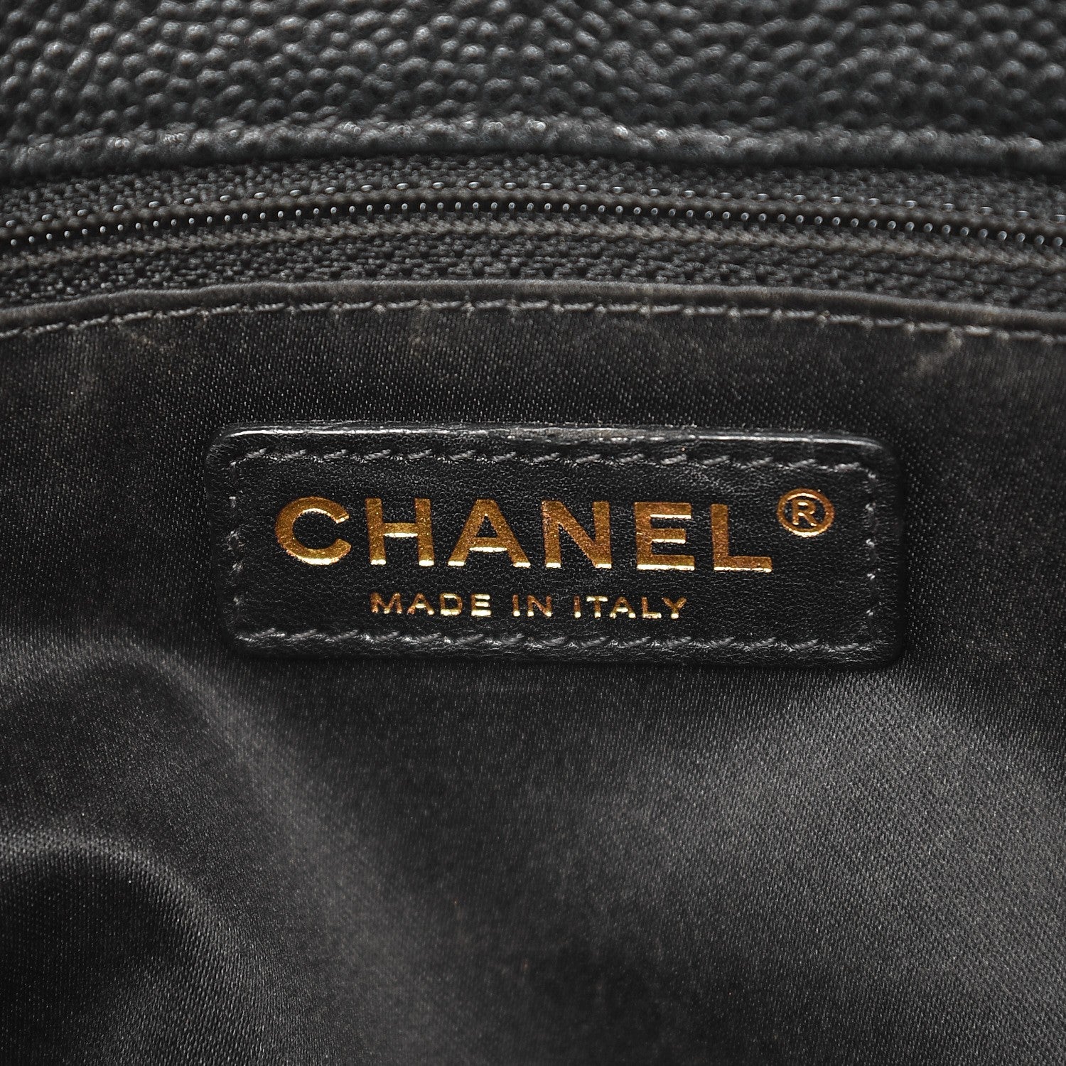 Chanel Caviar Grand Shopping Tote GST Black 6 of 11