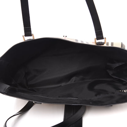 Burberry House Check Buckle Tote Black 5 of 13