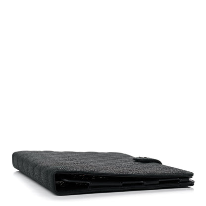 Chanel Iridescent Caviar Quilted Crossbody iPad Holder Black 5 of 12