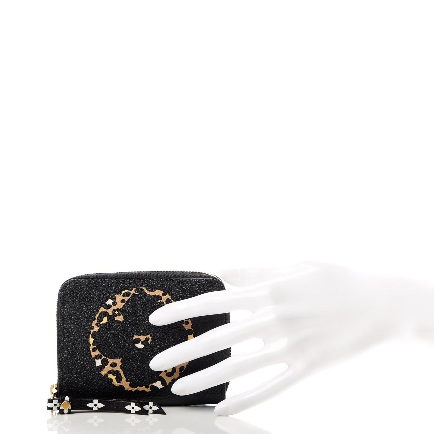 Monogram Giant Jungle Zippy Coin Purse Black