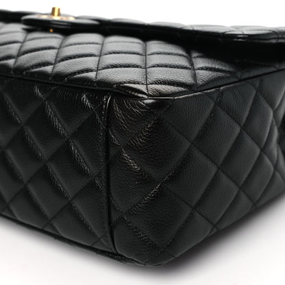 Chanel Caviar Quilted XXL Travel Flap Bag Black 10 of 12