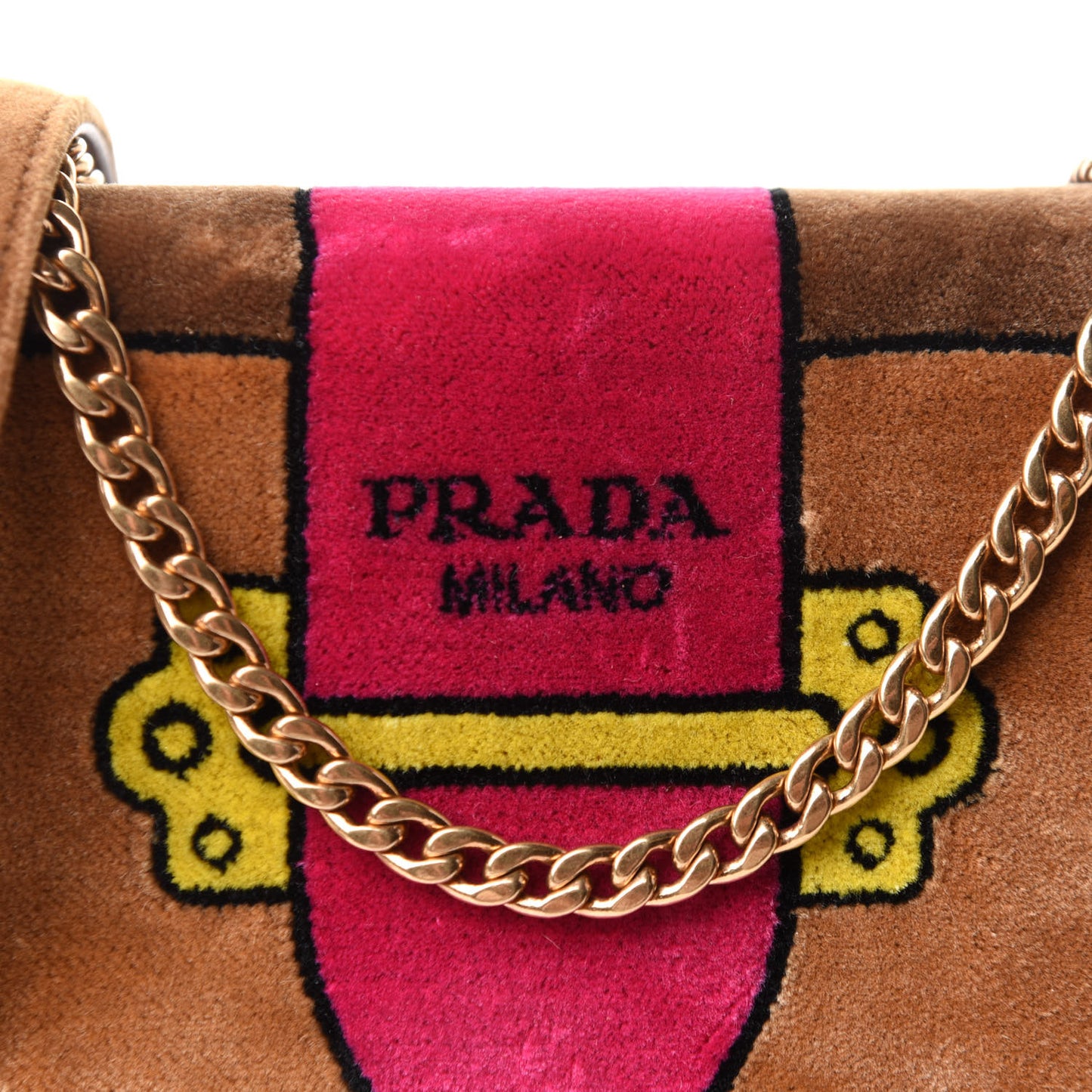 Velvet Cahier Belt Bag Cammello