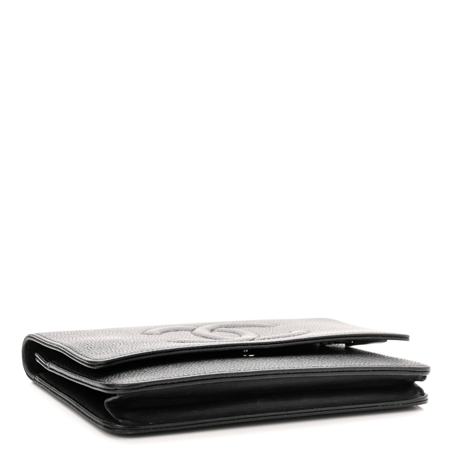 Chanel Caviar Timeless CC Wallet On Chain WOC Black 4 of 14