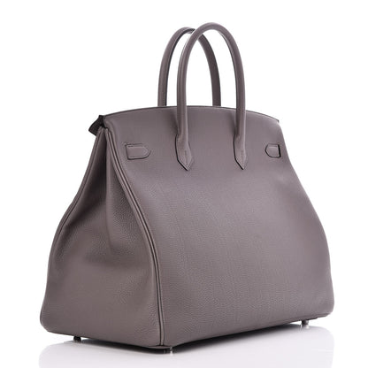 Hermes Togo Birkin 40 Etain 3 of 35