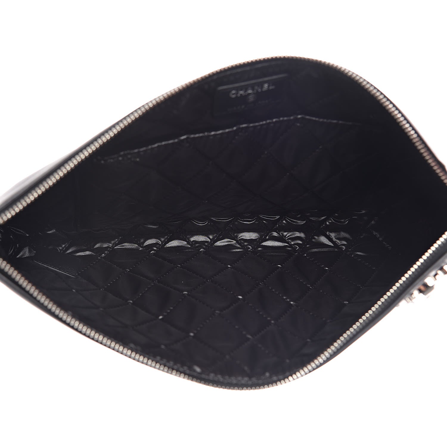 Chanel Metallic Calfskin Keyboard Pouch Black 5 of 11
