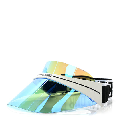 Christian Dior Mirrored DiorClub1 Sun Visor Blue 1 of 9