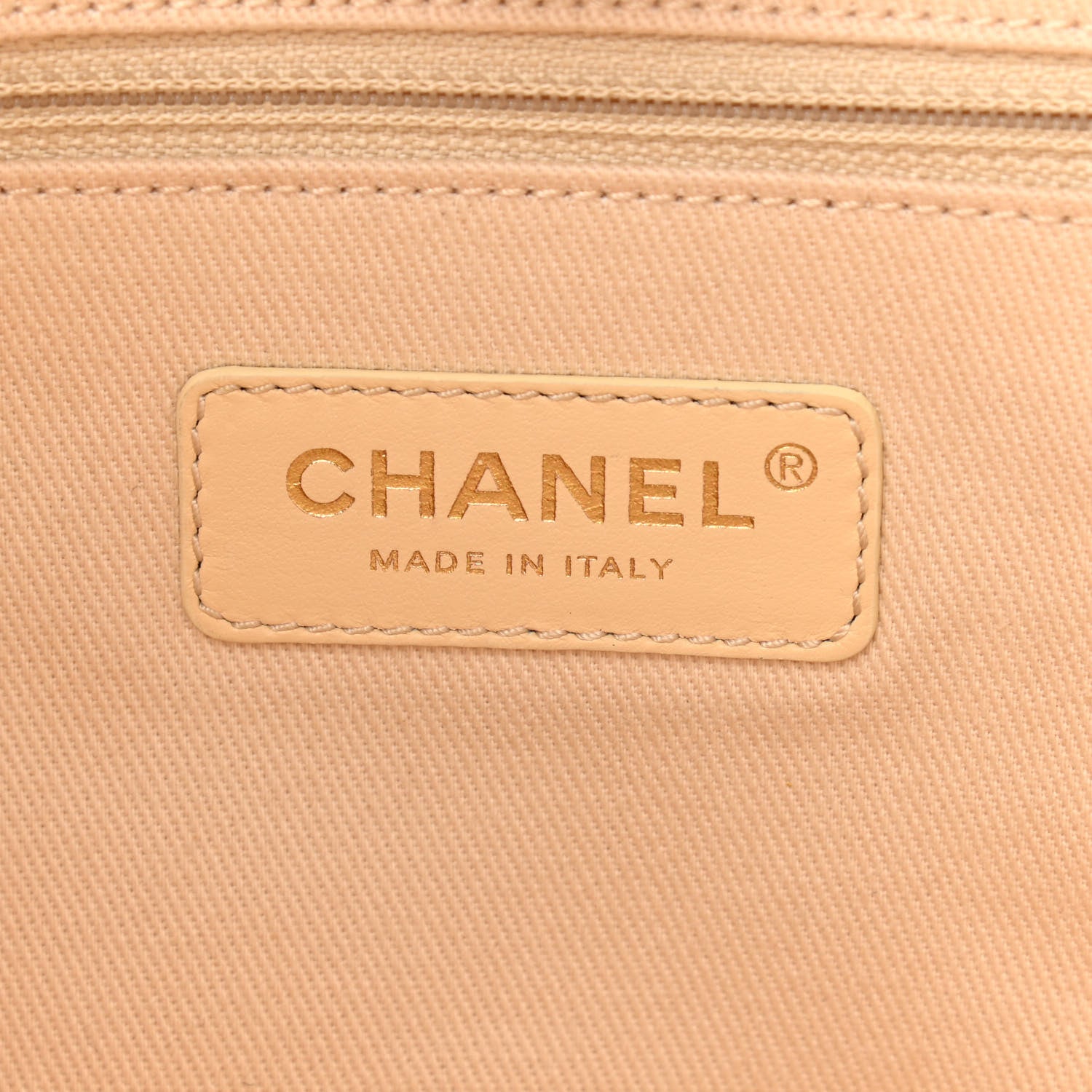 Chanel Lurex Boucle Small Deauville Tote Ivory 8 of 10