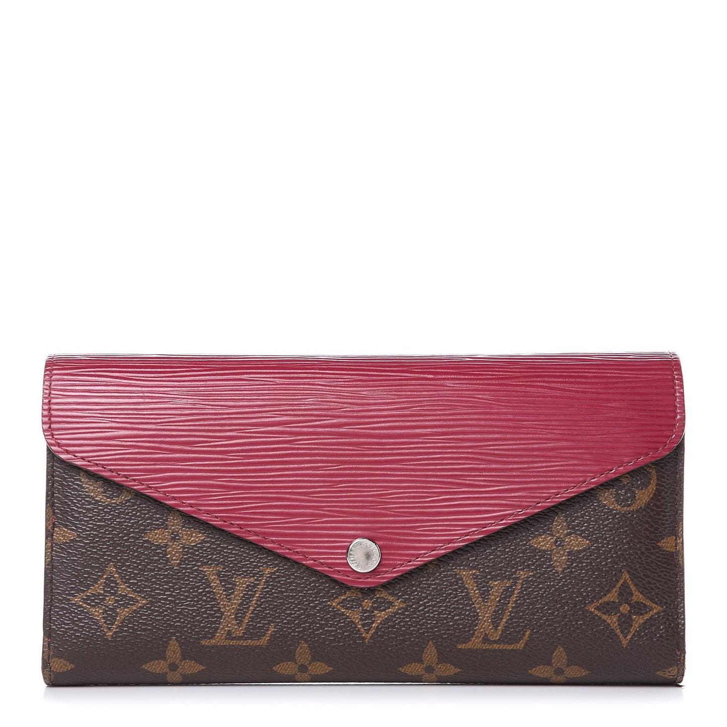 Monogram Epi Marie-Lou Long Wallet Fuchsia