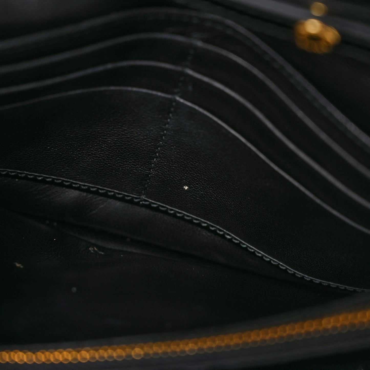 Saffiano Vernice Mini Crossbody Wallet Black