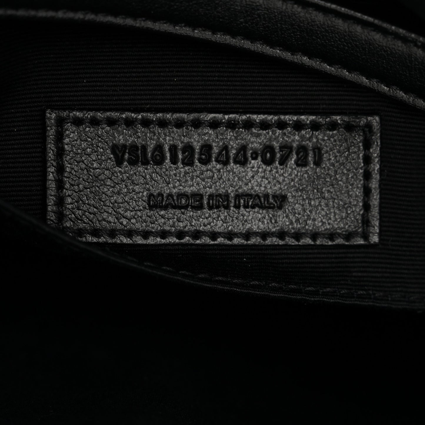Calfskin Matelasse Monogram Lou Camera Bag Black