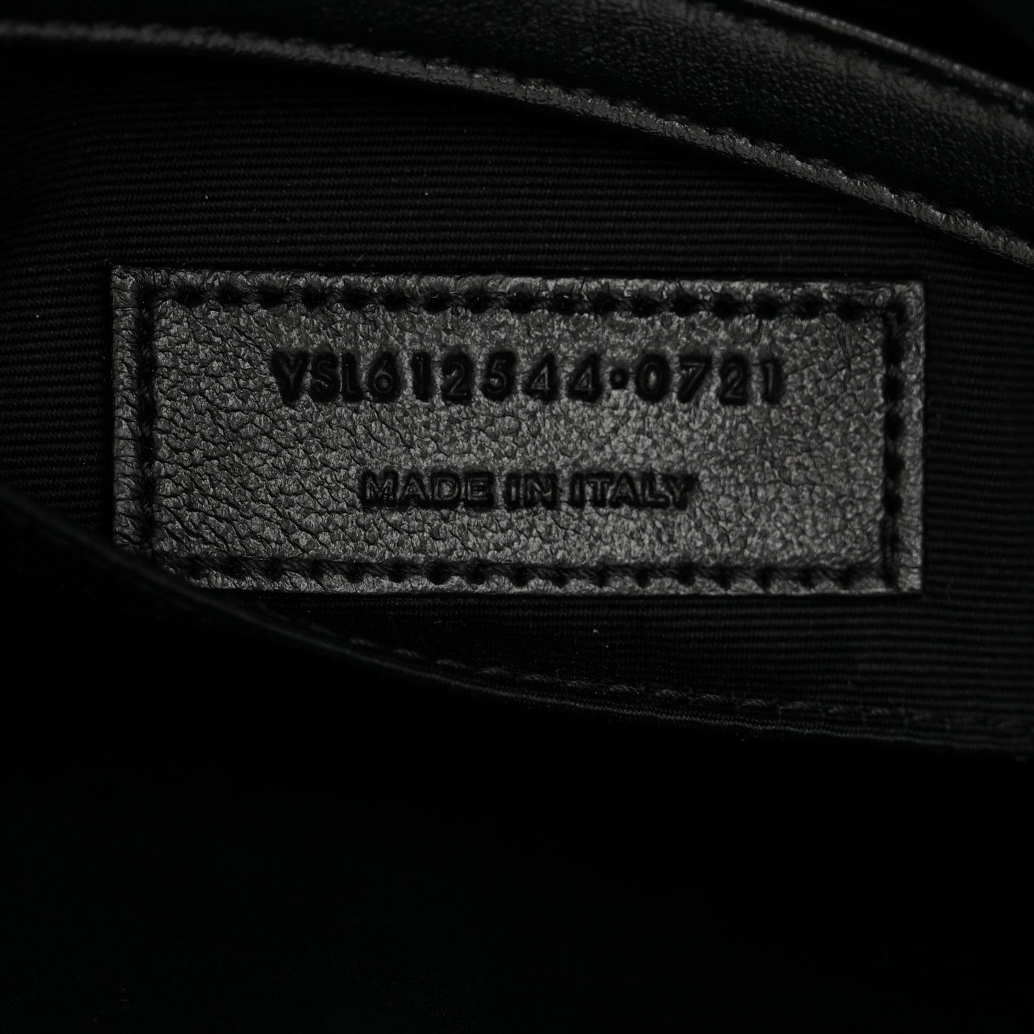 Saint Laurent Calfskin Matelasse Monogram Lou Camera Bag Black 6 of 12