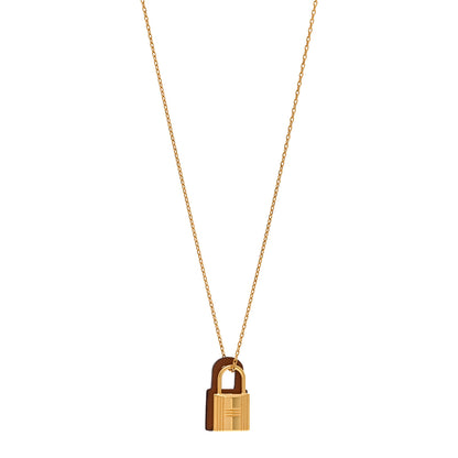 Hermes Swift Small O'Kelly Pendant Necklace Gold 1 of 7