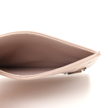 Christian Dior Grained Calfskin Cannage Diorama Card Holder Rose Poudre 5 of 7
