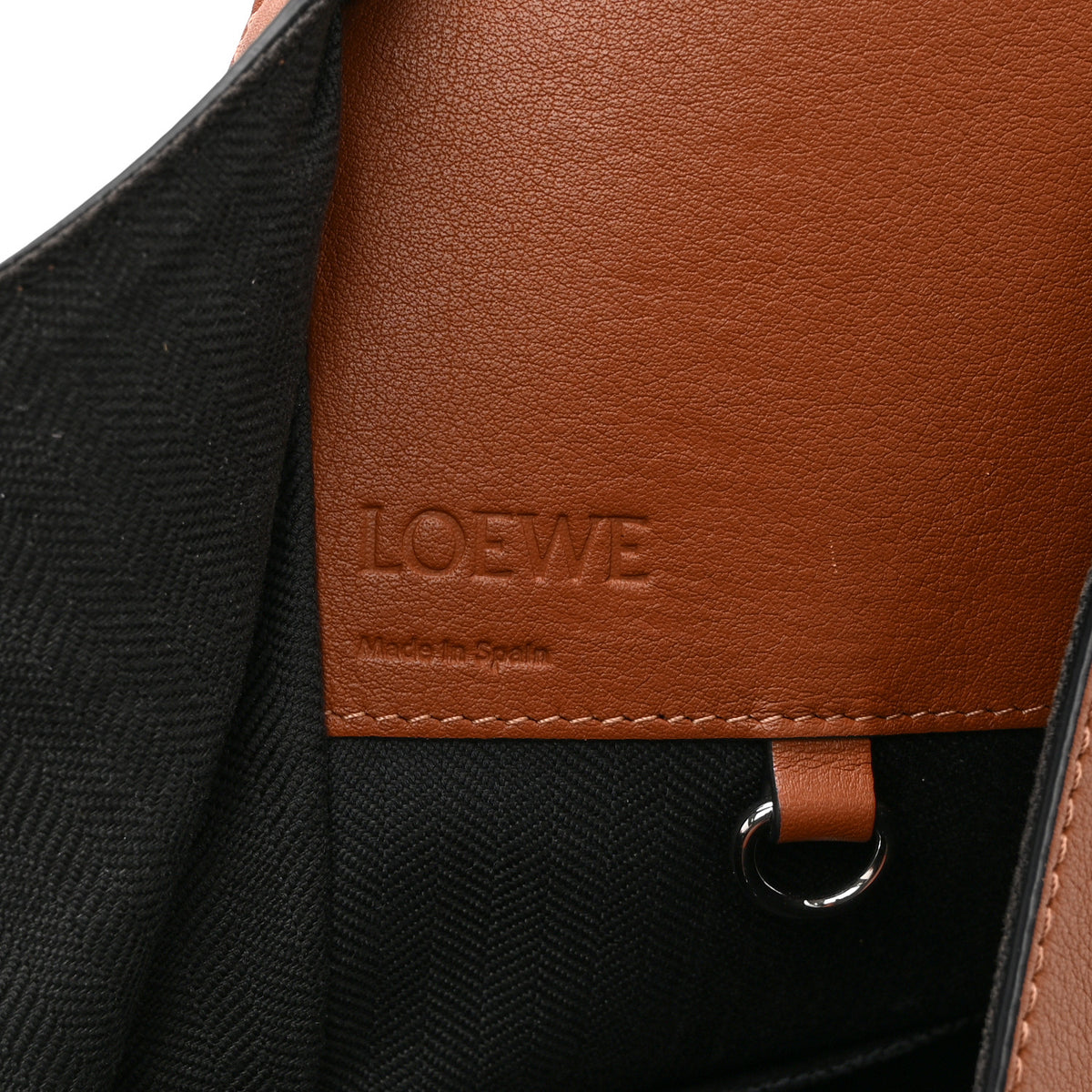 Loewe Calfskin Small Hammock Shoulder Bag Tan 6 of 10