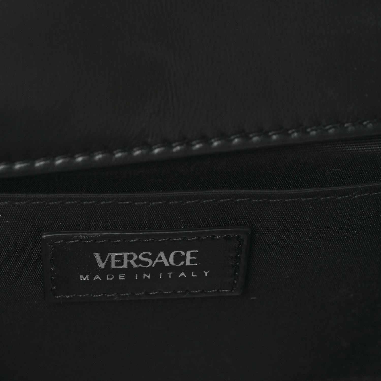 Versace Nappa Quilted Medusa Small Chain Shoulder Bag Black 6 of 8