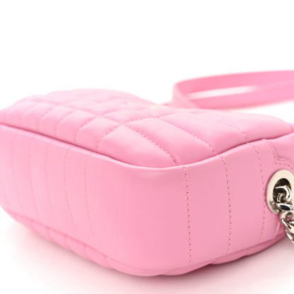 Burberry Calfskin Quilted Small Lola Camera Bag Primrose Pink 9 of 11
